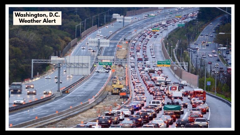 Washington, D.C. Weather Alert: Storms May Cause Major Travel Delays on I-395